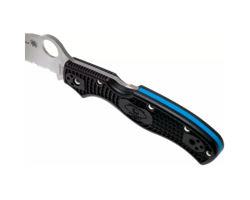 Ніж Spyderco Rescue 3 Thin Blue Line (C14FSBKBL3)