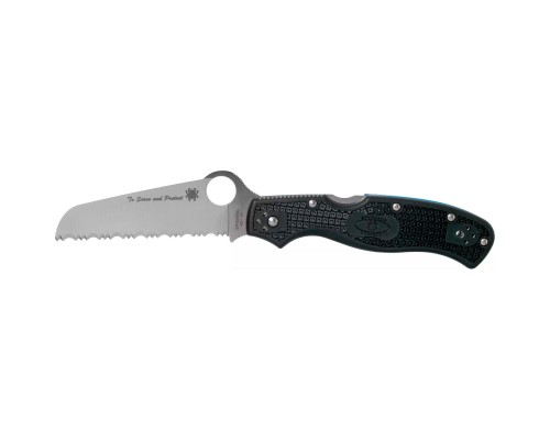 Ніж Spyderco Rescue 3 Thin Blue Line (C14FSBKBL3)