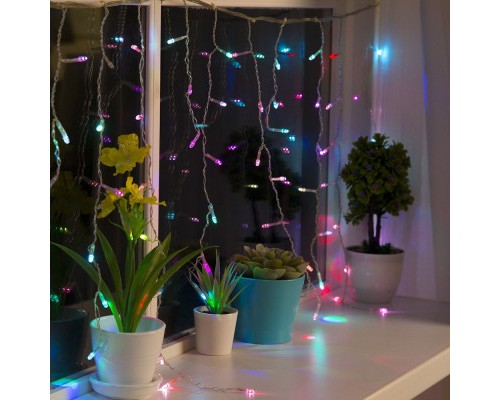 Гірлянда ColorWay Бахрома 3мx0.6м 100Led IP20 кольорова (CW-GF-100L36VMC)