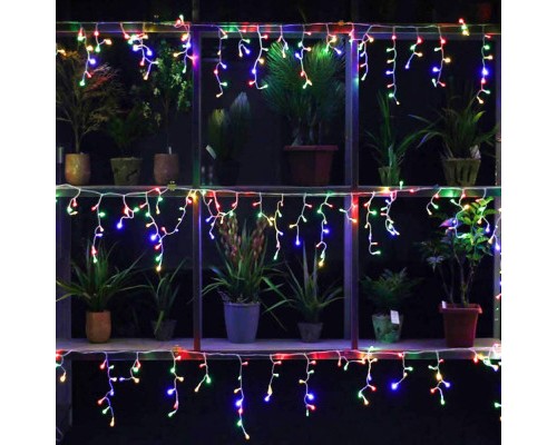 Гірлянда ColorWay Бахрома 3мx0.6м 100Led IP20 кольорова (CW-GF-100L36VMC)