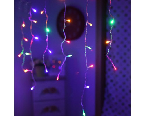 Гірлянда ColorWay Бахрома 3мx0.6м 100Led IP20 кольорова (CW-GF-100L36VMC)