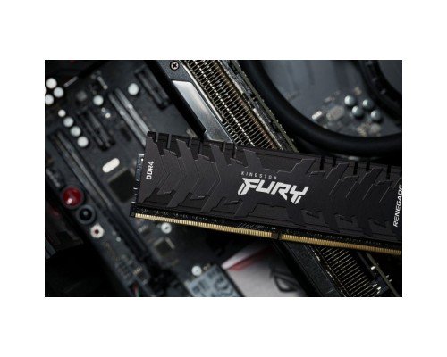 Модуль пам'яті для комп'ютера DDR4 16GB (2x8GB) 3200 MHz Renegade Black Kingston Fury (ex.HyperX) (KF432C16RBK2/16)