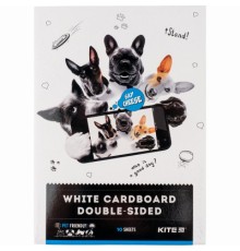 Білий картон Kite А4, 10 аркушів (K22-254)
