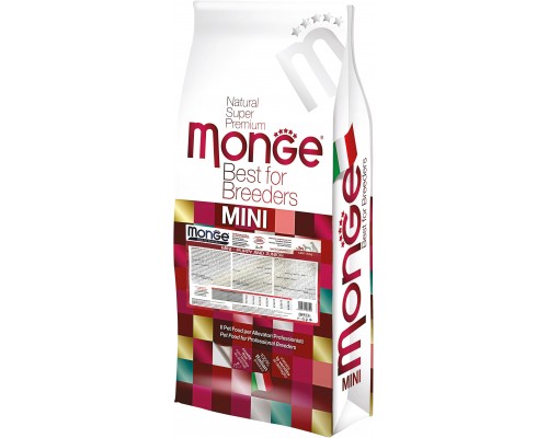 Сухий корм для собак Monge Dog Mini Puppy&Junior зі смаком курки та рису 15 кг (8009470006101)