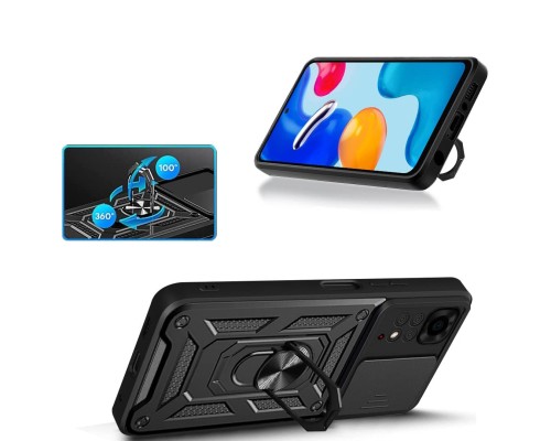 Чохол до мобільного телефона BeCover Military Xiaomi Redmi Note 11 / Note 11S Black (707413)