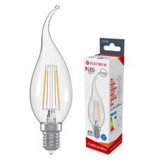 Лампочка Electrum C37 4W GL LC- 4F Е14 4000K (A-LC-1368)