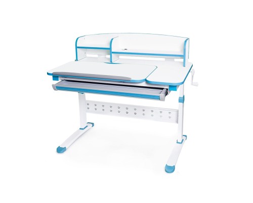 Парта Evo-kids Martin Blue (Evo-430 WB з полицею)
