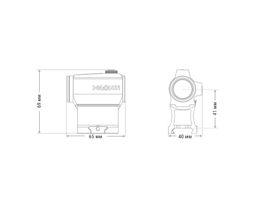Коліматорний приціл Holosun HE403B-GR (747029)