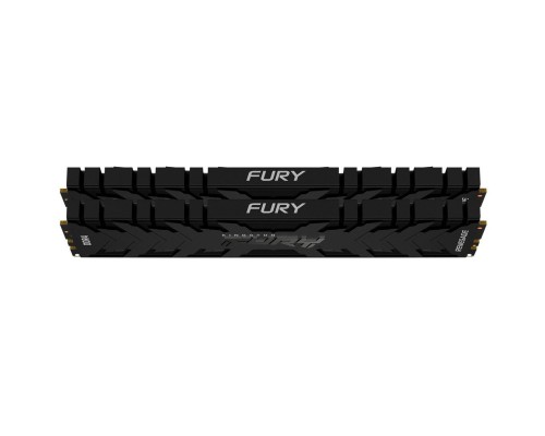 Модуль пам'яті для комп'ютера DDR4 16GB (2x8GB) 4800 MHz FURY Renegade Black Kingston Fury (ex.HyperX) (KF448C19RBK2/16)