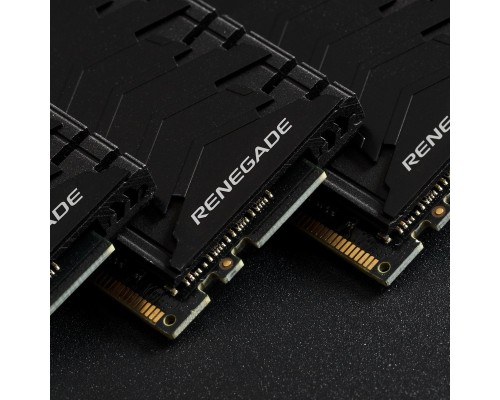Модуль пам'яті для комп'ютера DDR4 16GB (2x8GB) 4800 MHz FURY Renegade Black Kingston Fury (ex.HyperX) (KF448C19RBK2/16)