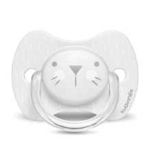 Пустушка Suavinex Hygge Затишні історії 0-6 міс. сіра (306590)