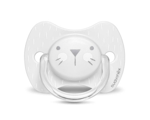 Пустушка Suavinex Hygge Затишні історії 0-6 міс. сіра (306590)