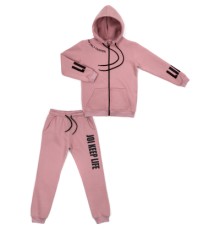 Спортивний костюм дитячий Joi на флісі (H-308-164G-pink)