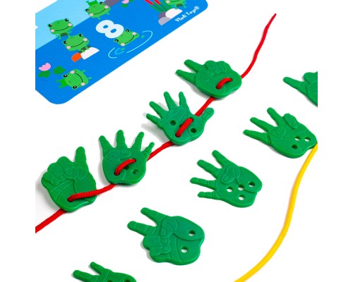 Розвиваюча іграшка Vladi Toys Гра з пластиковими долонями Fisher Price Вчимося рахувати (VT2905-25)