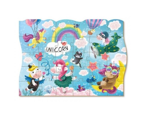Пазл DoDo Пригоди єдиноріжків, 30 елементів (300416)