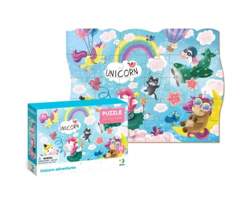 Пазл DoDo Пригоди єдиноріжків, 30 елементів (300416)