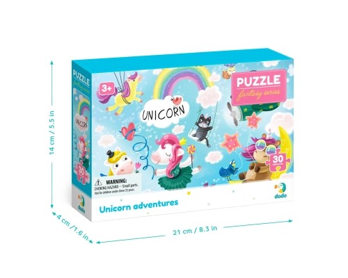 Пазл DoDo Пригоди єдиноріжків, 30 елементів (300416)