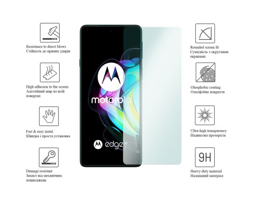 Скло захисне Drobak Motorola Moto Edge 20 (606079)