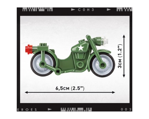 Конструктор Cobi Company of Heroes 3 USA Центр Авіапідтримки, 652 деталі (COBI-3042)