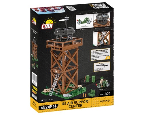 Конструктор Cobi Company of Heroes 3 USA Центр Авіапідтримки, 652 деталі (COBI-3042)