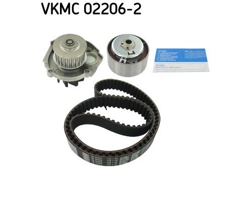 Комплект ременя ГРМ з помпой SKF VKMC 02206-2