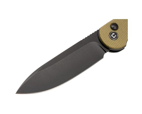 Ніж Civivi Button Lock Elementum Olive Micarta (C2103B)