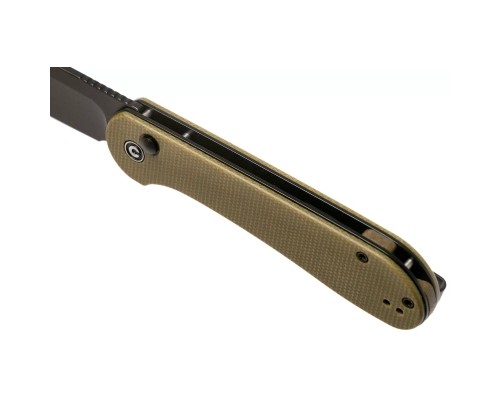Ніж Civivi Button Lock Elementum Olive Micarta (C2103B)