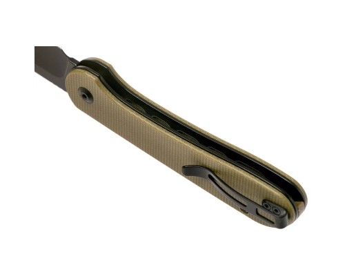 Ніж Civivi Button Lock Elementum Olive Micarta (C2103B)