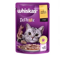 Вологий корм для кішок Whiskas TastyMix Ягня, Індичка 85 г (4770608262440)