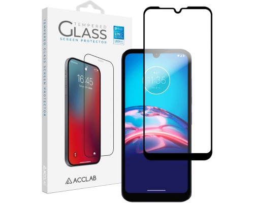 Скло захисне ACCLAB Full Glue MOTO E6i (1283126514685)