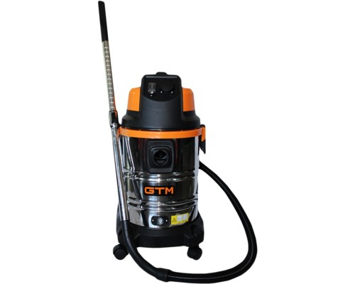 Пилосос будівельний GTM JN 508 сух/волог. 1400Вт/220В, бак 30л (JN 508)