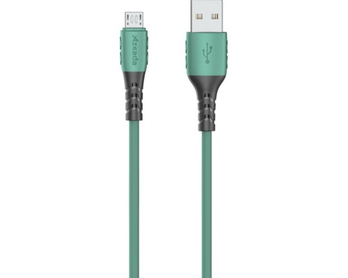 Дата кабель USB 2.0 AM to Micro 5P 1.0m PD-B51m Green Proda (PD-B51m-GR)