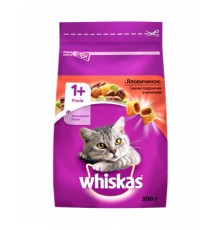 Сухий корм для кішок Whiskas з яловичиною 300 г (5998749144114/5900951014031)