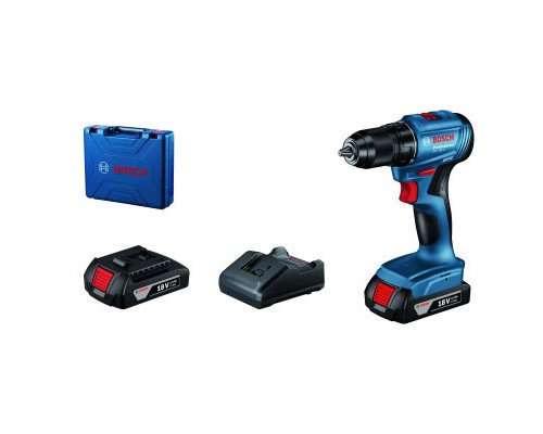 Шуруповерт Bosch GSR 185-LI, 2х2.0 Ah, ЗП GAL 18V-20, кейс (0.601.9K3.000)