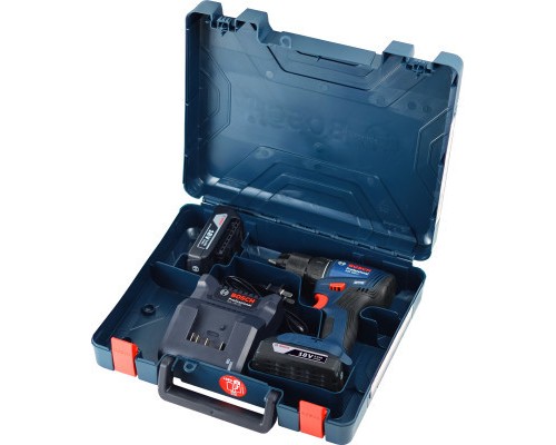 Шуруповерт Bosch GSR 185-LI, 2х2.0 Ah, ЗП GAL 18V-20, кейс (0.601.9K3.000)
