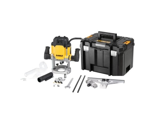 Фрезер DeWALT 9000 - 22000 об/хв, цанговий патрон 12 мм, кейс TSTAK (DWE625KT)