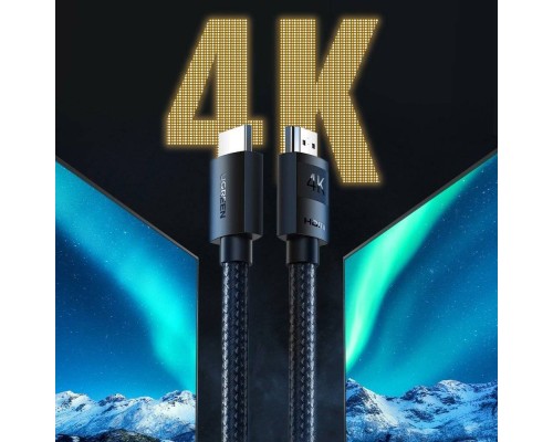 Кабель мультимедійний HDMI to HDMI 5.0m V2.0 HD119 Cafule Ugreen (40103)