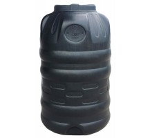 Ємність для води Пласт Бак вертикальна не харчова 300 л чорна видувна (6500)