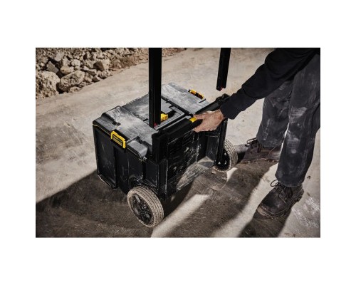 Ящик для інструментів DeWALT комплект TOUGHSYSTEM 2.0, 3 ящики на візку (DWST83401-1)