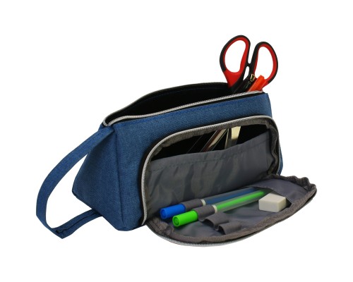 Пенал Cool For School 2 відділення Синій (CF87216)