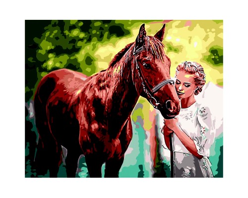 Картина по номерам ZiBi Справжня дружба 40*50 см ART Line (ZB.64265)