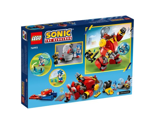 Конструктор LEGO Sonic the Hedgehog Сонік проти смертельного робота-яйця доктора Еґмана 615 деталей (76993)