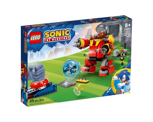 Конструктор LEGO Sonic the Hedgehog Сонік проти смертельного робота-яйця доктора Еґмана 615 деталей (76993)