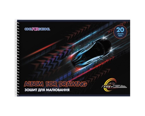 Альбом для малювання Cool For School на пружині Speed 20 аркушів (CF60903-06) 