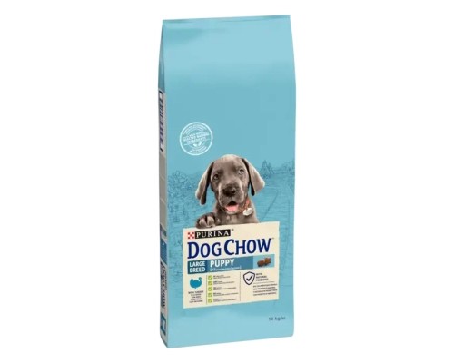 Сухий корм для собак Purina Dog Chow Puppy Large Breed зі смаком індички 14 кг (7613034487919)