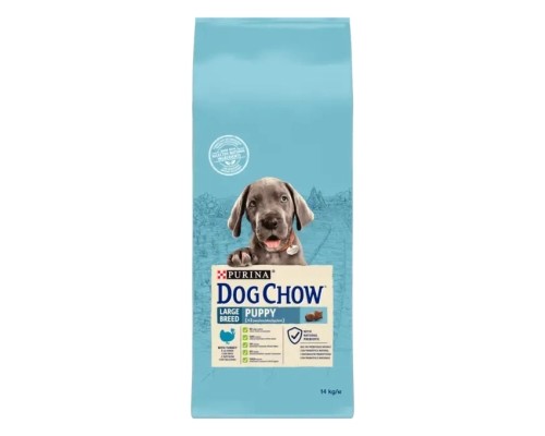 Сухий корм для собак Purina Dog Chow Puppy Large Breed зі смаком індички 14 кг (7613034487919)