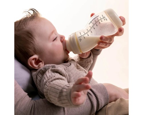 Пляшечка для годування Difrax S-bottle Wide із силіконовою соскою, 310 мл (707 Brick)