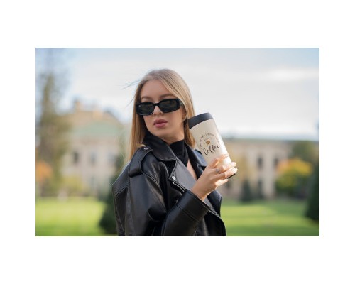 Термокружка Ardesto Coffee Time 450 мл Бежева (AR2645C)
