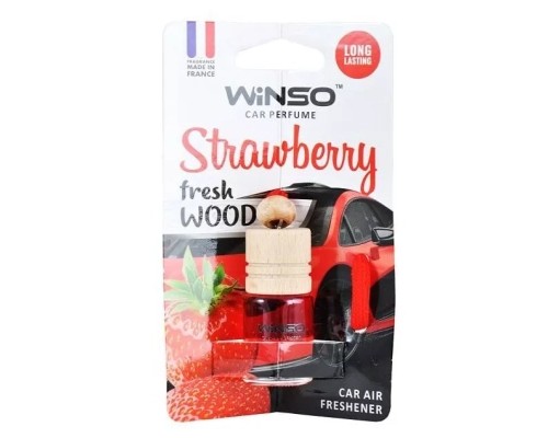 Ароматизатор для автомобіля WINSO WOOD STRАWBERRY (530350) 