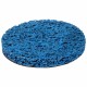 Круг зачистний Sigma з нетканого абразиву (корал) 125мм на липучці синій середня жорсткість (9176211)